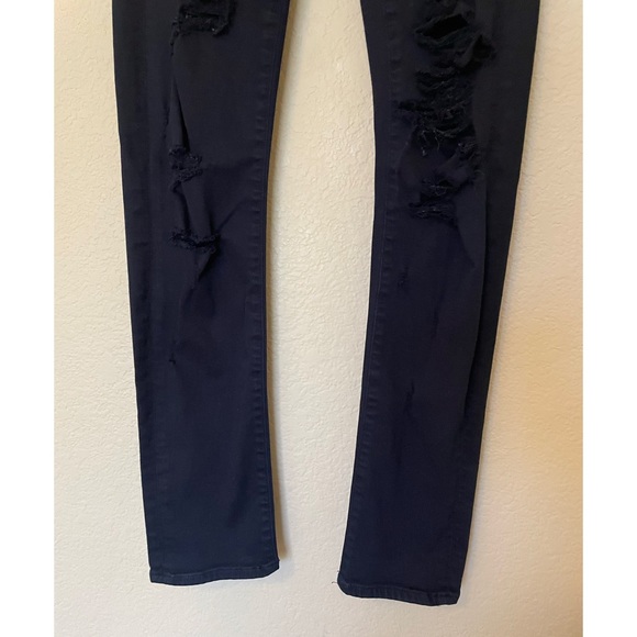 AGOLDE Chloe Distressed Jeans in black size 25 - Picture 4 of 9